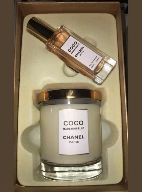 chanel candle set|coco mademoiselle Chanel gift set.